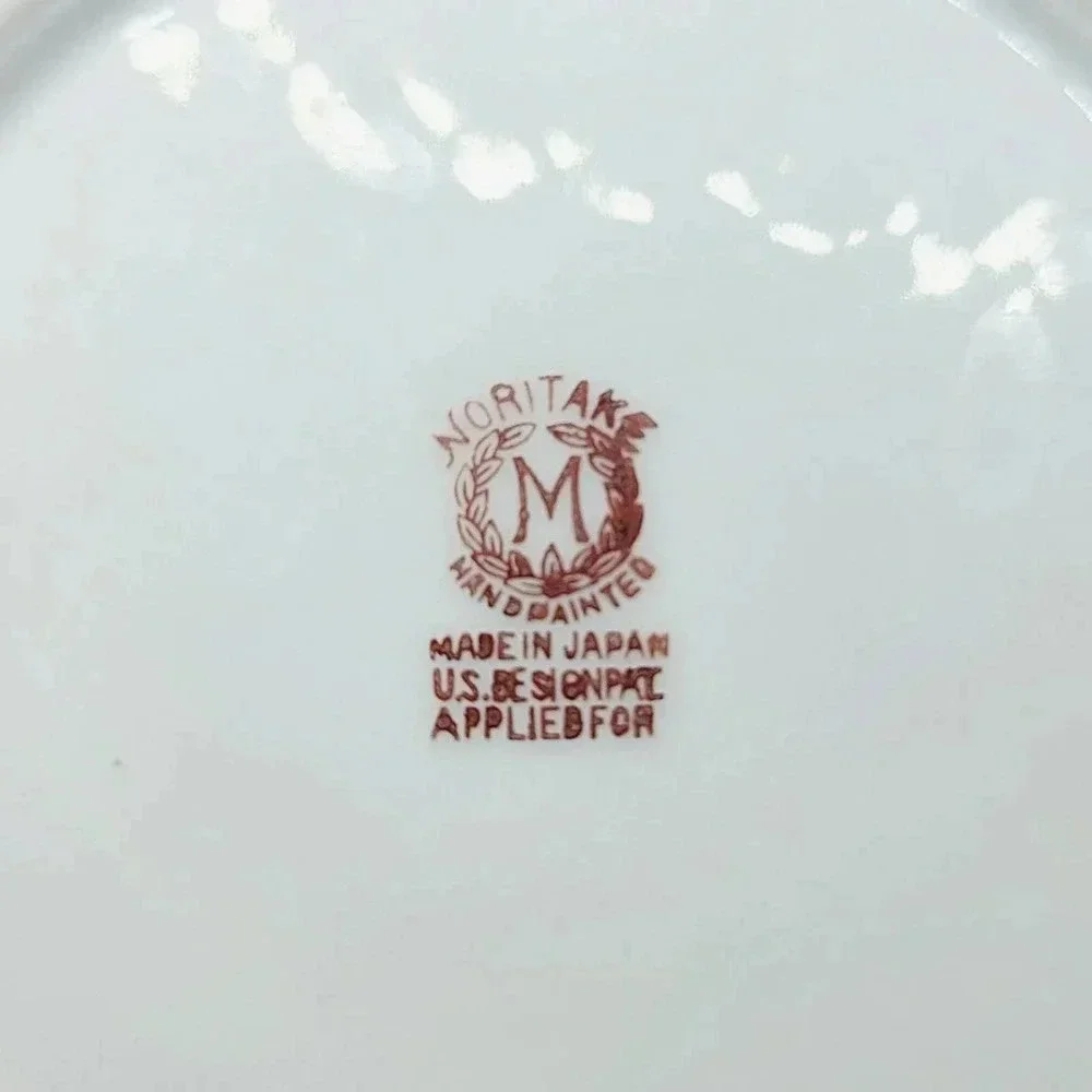Noritake Hand Painted Lemon Wedge Server or Ring Dish